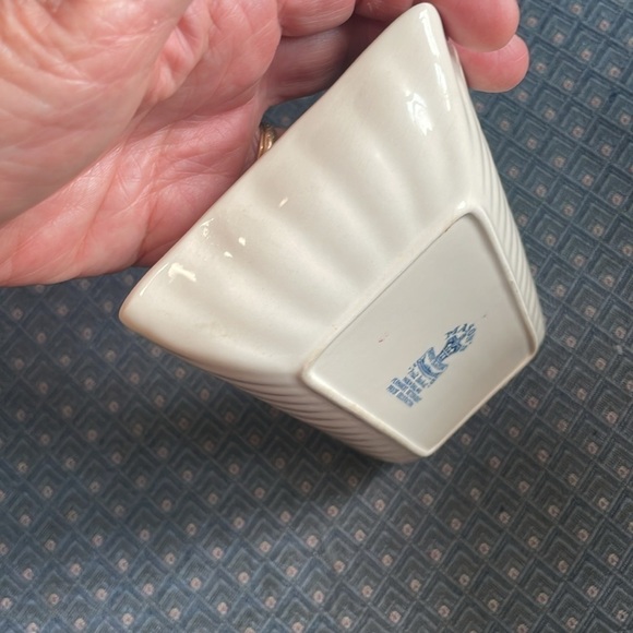 Vintage Mason's Patent Ironstone Blue and White "Fruit Basket" Small Tray - Picture 7 of 12